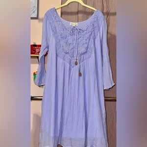 Lavender Lace Detail Dress or Tunic
